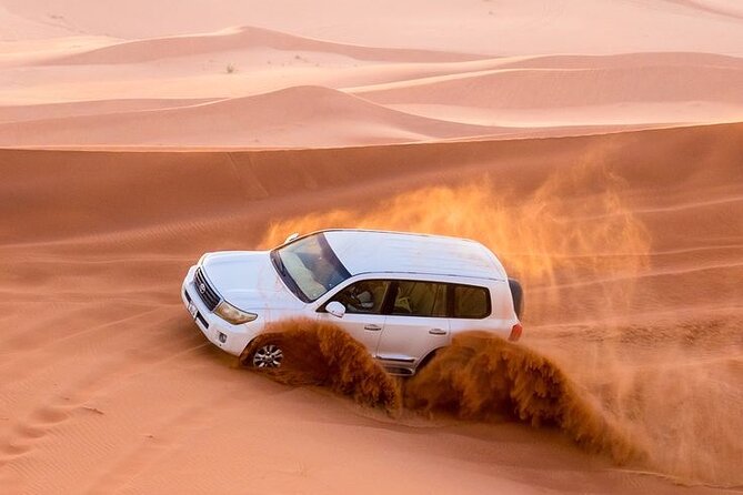 4hr Desert Safari: Sunset,Sunrise,Camel,Sand boarding,Inland Sea - Key points at a glance