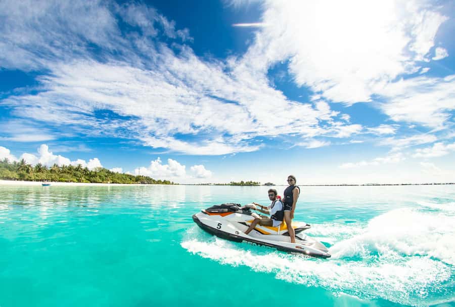 Arabian Sunset Jet Ski Tour – Waves Under the Orange Sky - Katara Cultural Village adds a different kind of stop