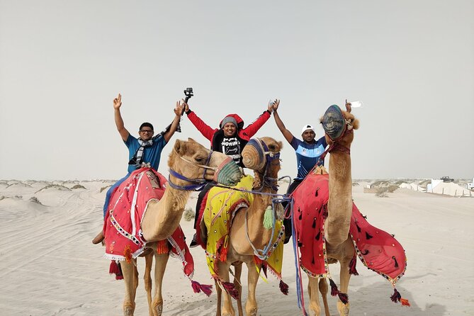 Camel trekking on the Dunes with Sunset - Leaving Doha for Sealine at 4:30 pm