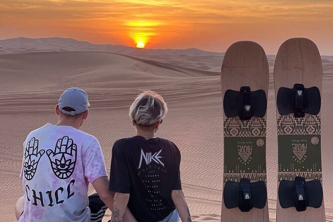 City Tour and Desert Safari with Camel Ride and Sand Boarding - Dune bashing and the route to Khor Al Udaid