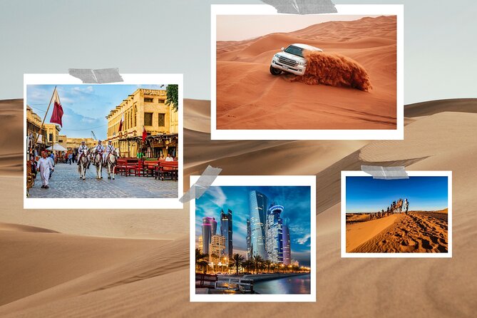 Combo Doha City Tour and Desert Safari - Sealine Beach and two hours on Qatar’s dunes
