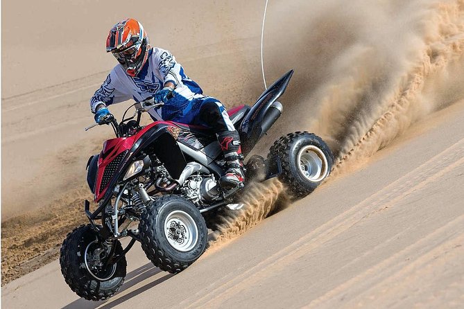Desert Combo safari, Camel ride, Quad Bike and Dune Bashing(ALL INCLUSIVE) - Quad biking gives you the longest hands-on activity