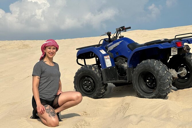 Desert Safari Dune Bashing Camel Ride Sand Surfing Atv or Buggy - Leaving Doha for the southern desert