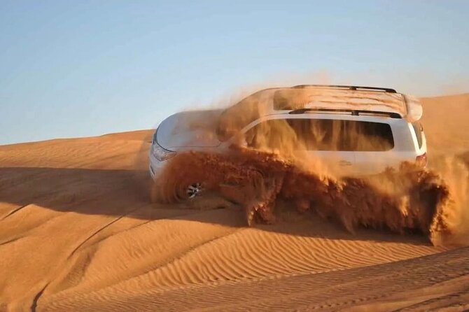 Desert Safari Dune Bashing Camel Ride Sand Surfing Atv or Buggy - Refreshments, toilets and safety details