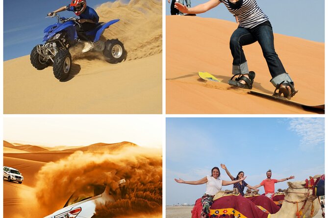 Desert Safari, Quad Bike, Sandboarding and Camel Ride - Key points before you book