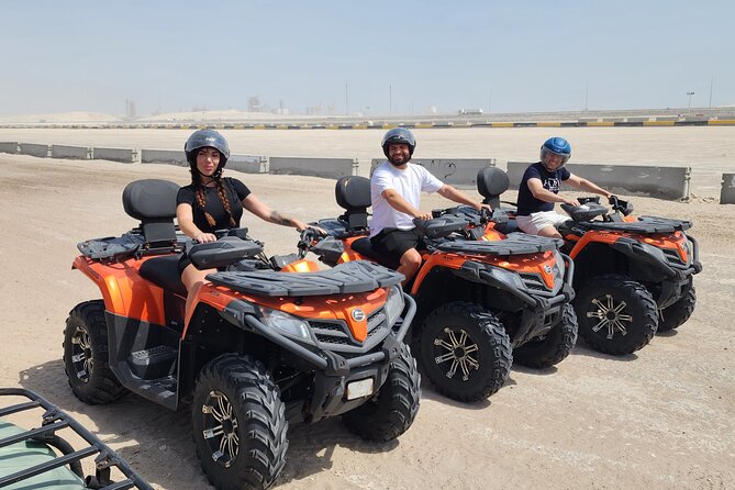 Desert Safari with Sandboarding and Inland Sea Private Tour - Dune bashing across the golden sand