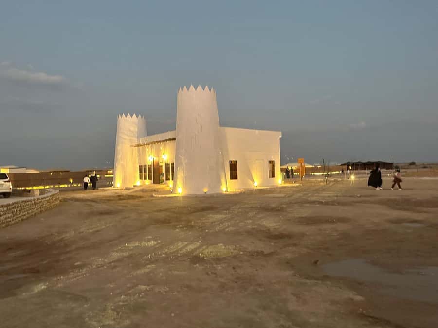 Doha: Al Zubarah fort, Al Khor,purple island+Olafur Eliasson - Al Jumail, an abandoned coastal village