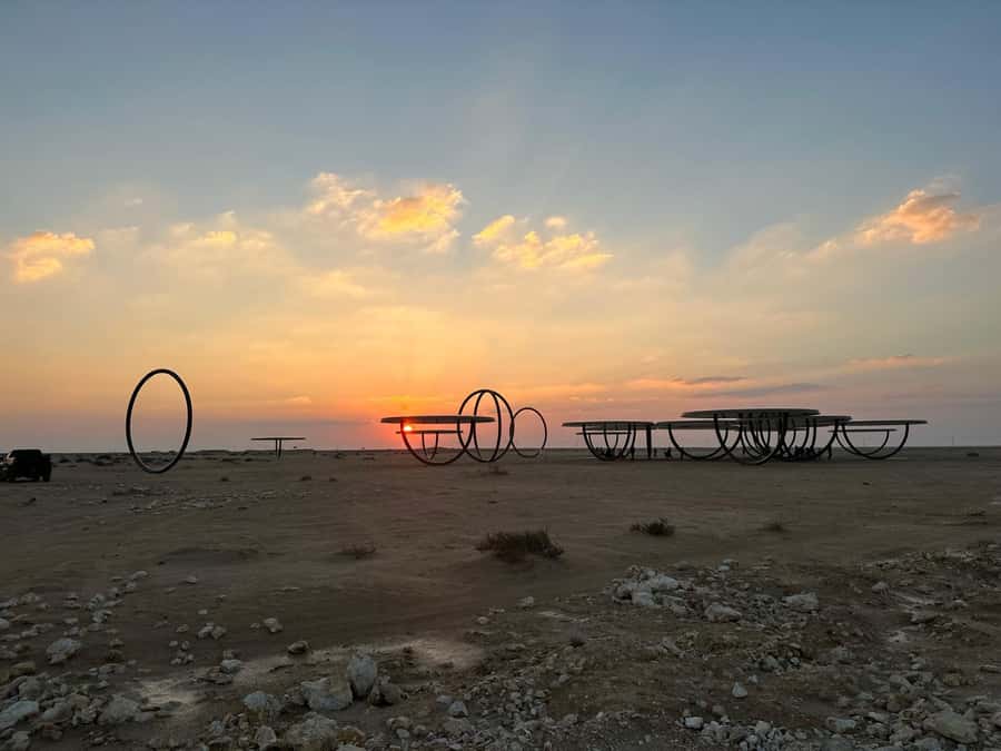 Doha: Al Zubarah fort, Al Khor,purple island+Olafur Eliasson - What the $50 price really covers