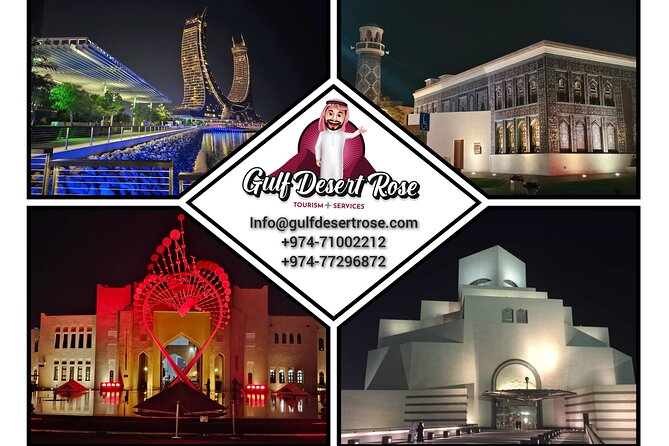 Doha All Inclusive Night City Tour with Traditional Dhow Boat - The essentials at a glance