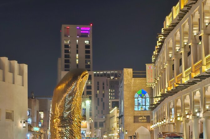 Doha All Inclusive Night City Tour with Traditional Dhow Boat - The dhow cruise: a short ride with the best night views