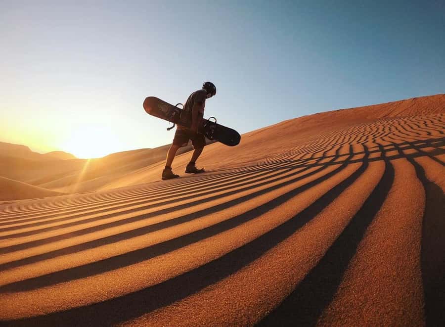 Doha: ATV/Desert Safari with Activities and Inland Sea Stop - Photo stops and the desert sunset