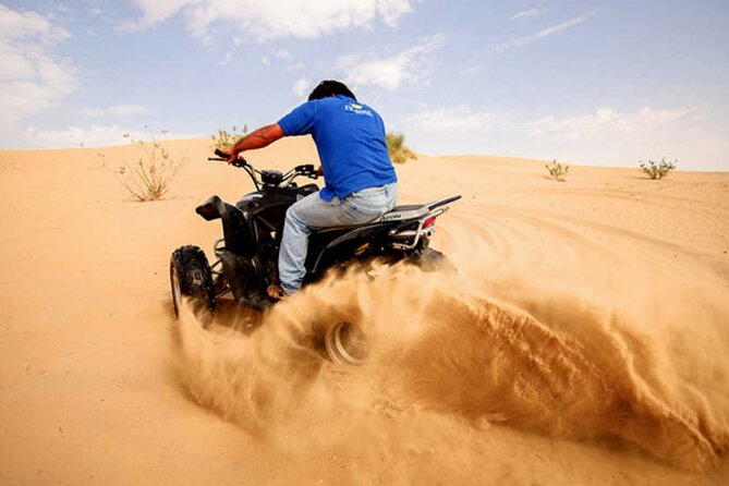 Doha ATV Quad Bike Adventure in the Middle of Desert Qatar - One hour on the Sandline quad bikes