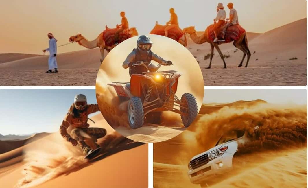 Doha: ATV, Quad or Buggy, Dune Bashing, Camel & Sandboarding - Quad biking gives you control of the ride