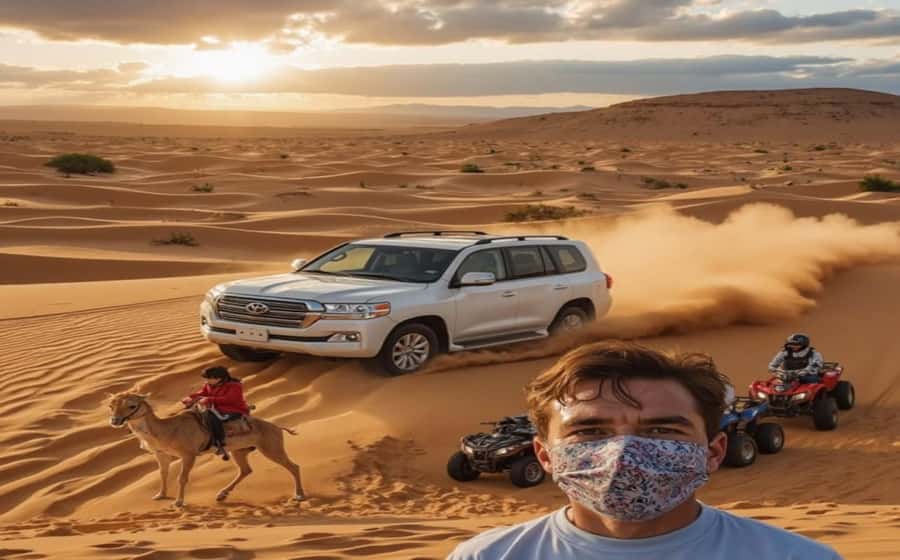 Doha: Budget Friendly Desert Safari,CamelRide & Sandboarding - Dune bashing: the reason to choose this tour