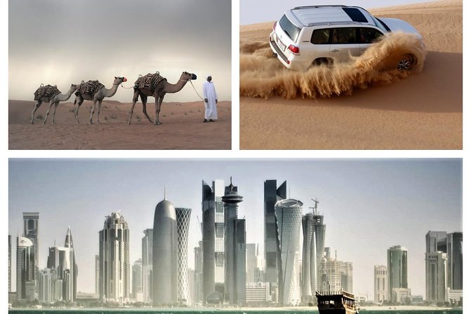Doha Combo City And Half Day Desert Safari Tour No Hidden cost - Doha Corniche: a quick look at the bay