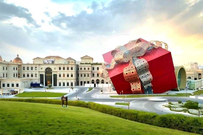 Doha : Combo Private City Tour & Half-day Desert Safari - The Pearl shows Doha’s polished waterfront side