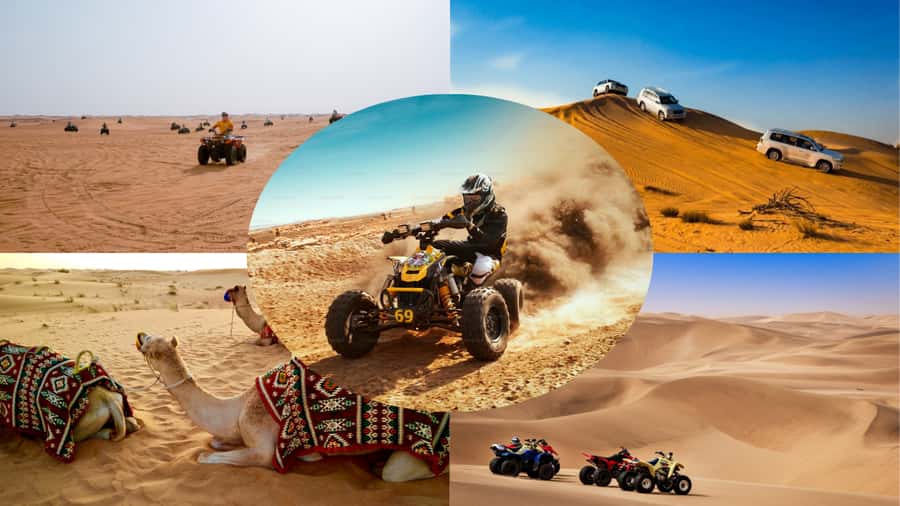 Doha: Combo Private Tour of Desert Safari with ATV Ride - Dune bashing: fast, controlled, and guide-dependent