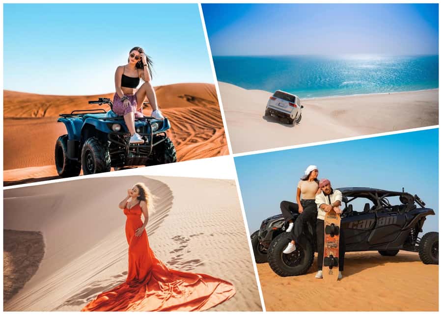 Doha: Desert 4x4, ATV/Quad, Camels, Sandboarding, Inland sea - Dune Bashing: Exciting, Adjustable, and Not for Everyone