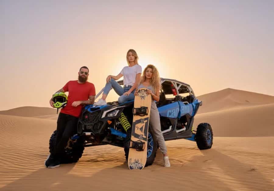 Doha: Desert Buggy Ride, Camel Ride, Dune Bashing, Sandboard - Inland Sea Beach gives the outing a scenic finish