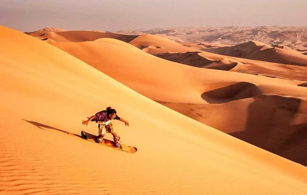 Doha Desert Excursion, Camel Ride, Inland sea, Sandboarding - Forty Minutes of Dune Bashing