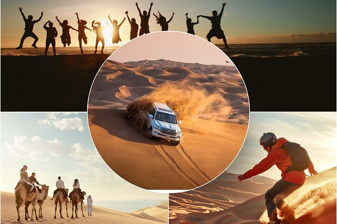Doha Desert Excursion Dune Bashing Sandboarding Camel Ride - Key points to know before you book