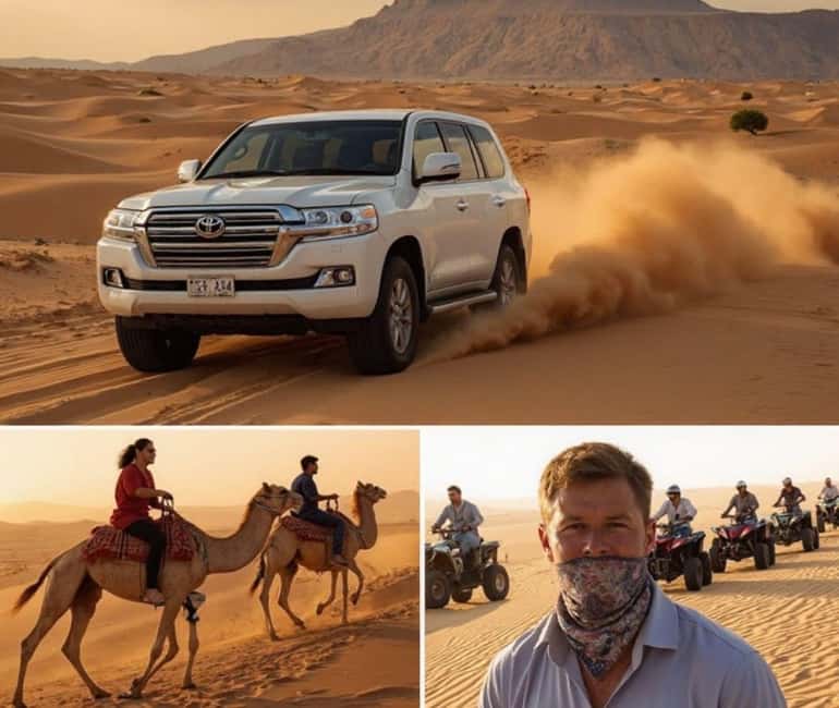 Doha: Desert Safari, Camel Ride, Dune Bashing & Inland Sea - Leaving Doha for Qatar’s golden dunes
