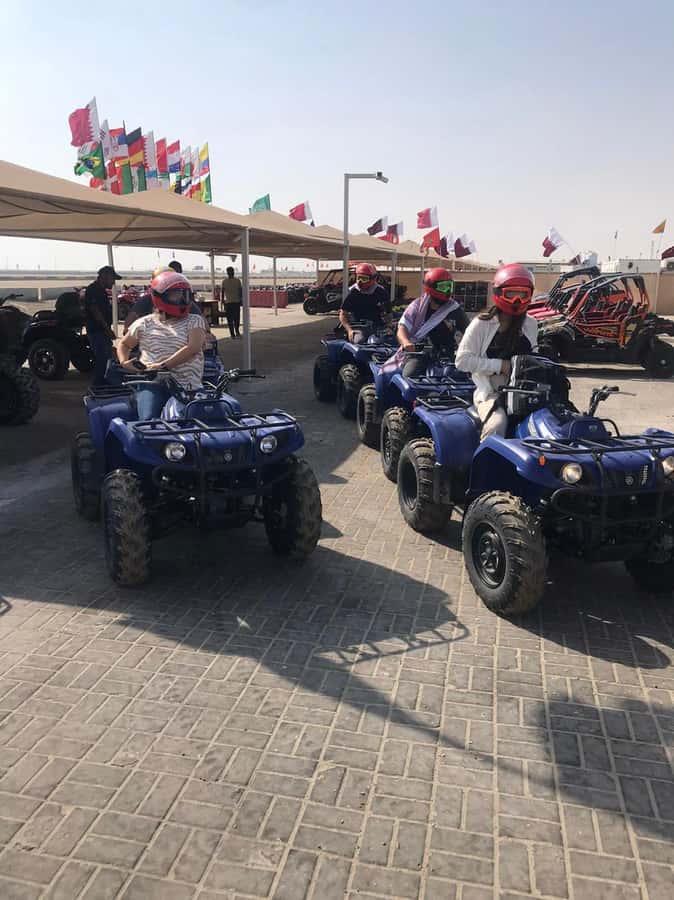 DOHA: Desert safari +Dune Bashing, Camel ride & Quad bikes - Forty-five minutes at the Inland Sea
