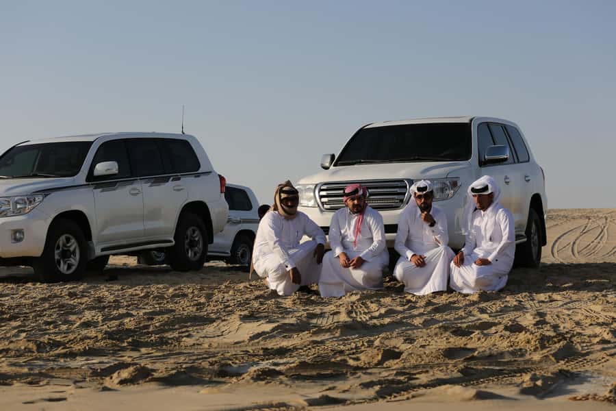 DOHA: Desert safari +Dune Bashing, Camel ride & Quad bikes - Pickup from Doha and the drive to Sealine Beach