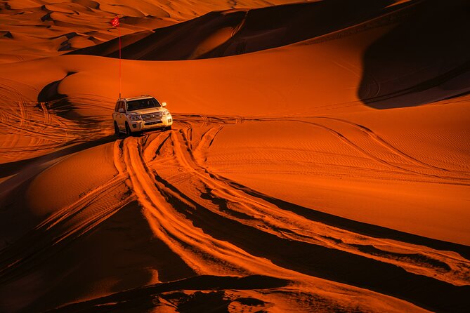 Doha Desert Safari Dune bashing,Sandboarding,CamelRide,Inland Sea - Sandboarding for an easy extra thrill