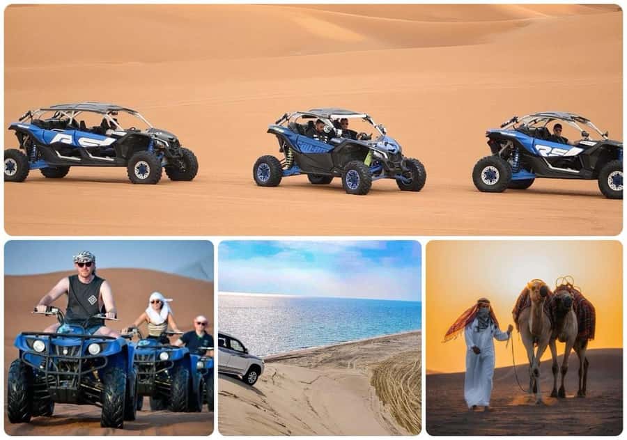 Doha: Desert Safari, Quad Bike, Camel Ride & Inland Sea Tour - The ride back to Doha