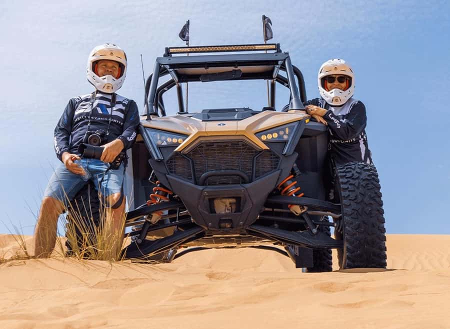 Doha: Desert Safari, Quad Biking, Sand Boarding & Camel Ride - Dune bashing in a 4WD Toyota
