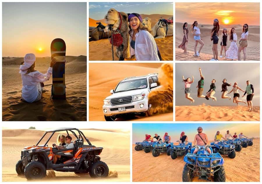Doha: Desert Safari, Quad Biking, Sand Boarding & Camel Ride - Reaching the Inland Sea near the Saudi Arabia border