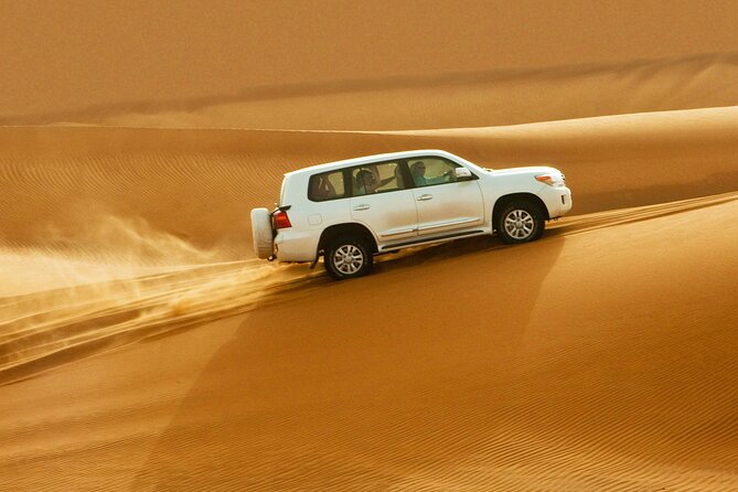 Doha: Desert Safari, Sand Boarding, Camel Ride & Inland Sea - From Doha to Sealine Beach in 45 minutes
