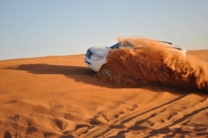 Doha: Desert Safari, Sand Boarding, Camel Ride & Inland Sea - Sealine Beach: camels, quad bikes, and the first taste of sand