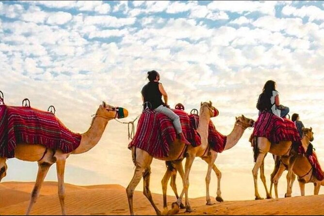 "Doha Desert : Safari, Sandboarding, Camel Ride & Inland Sea" - Leaving Doha in an air-conditioned 4x4