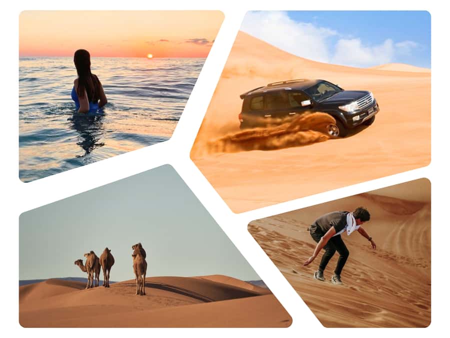 Doha Desert Safari: Sandboarding, Camel Ride & Swimming Fun - Key points to know before booking
