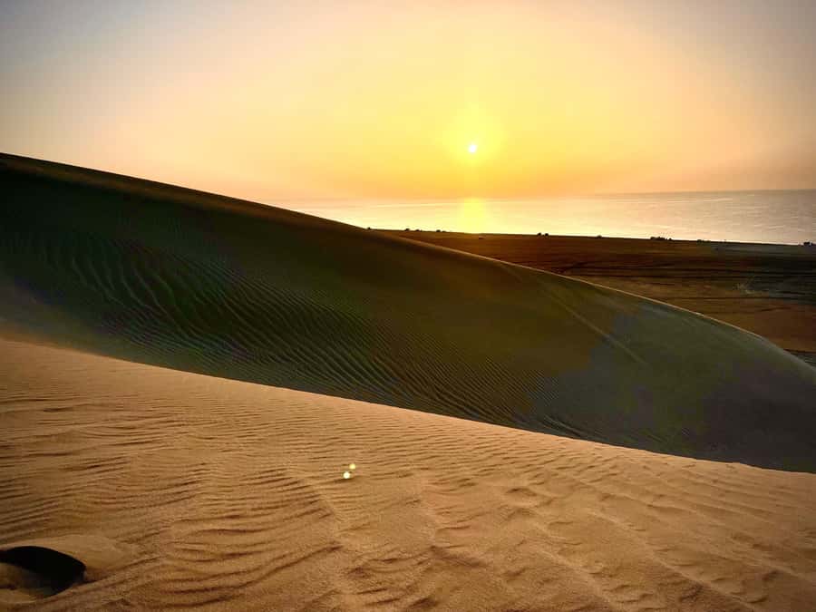 Doha: Desert Safari Sunrise Tour/Sunset Tour - Reaching the Inland Sea for a real change of scenery