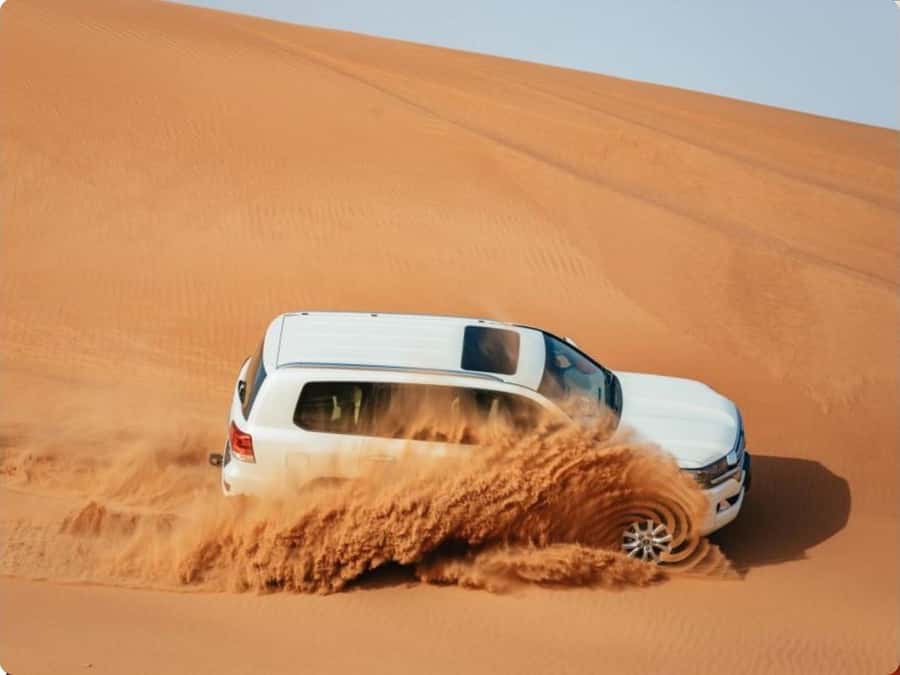 Doha:Desert Safari with Camel Ride, ATV Bike,& Sand Boarding - The camel ride: quiet time before the engines