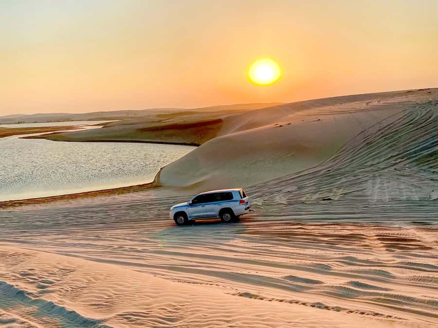 Doha: Desert Safari with Dune Bashing and Inland Sea - Leaving Doha for Mesaieed