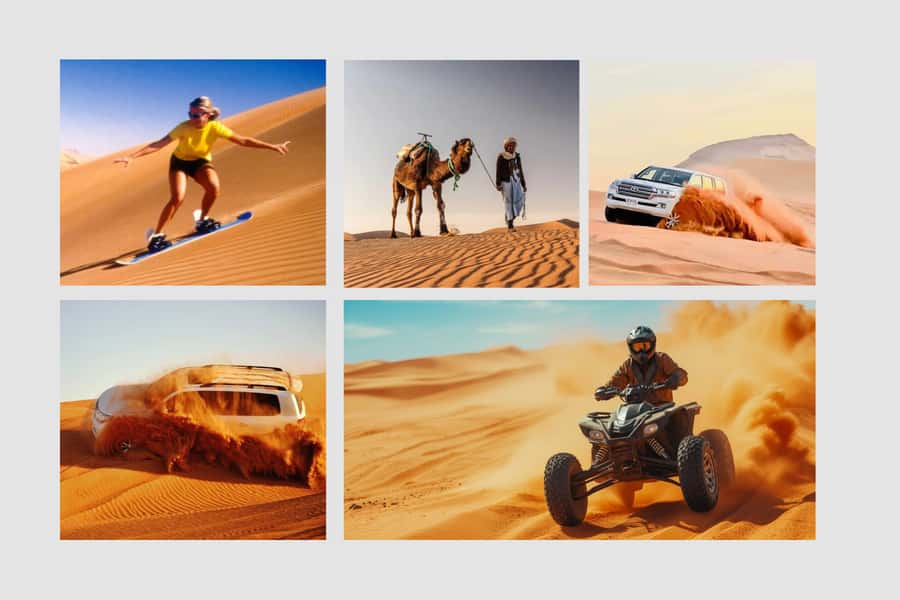 Doha: DesertSafari with Quad Bike, Camel Ride & Sandboarding - Leaving Doha for Al Wakrah Municipality