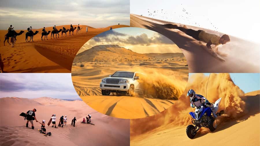 Doha: Dune Bashing Safari, Falcon, Camel, ATV, Sandboarding - Dune bashing is thrilling, physical, and not for everyone