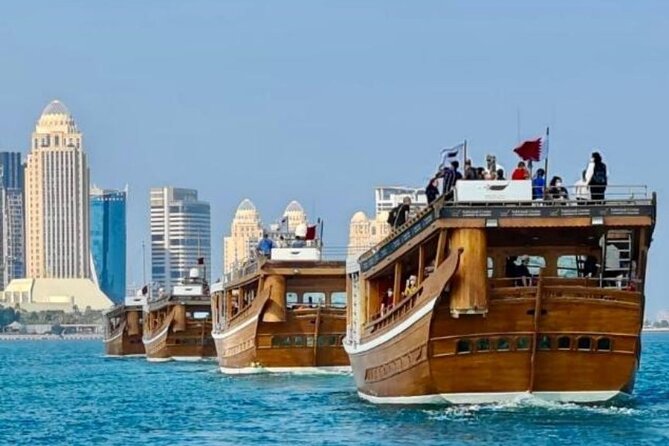 Doha Express City Tour with Dhow Cruise - Ten minutes at the I Love Lusail Statue