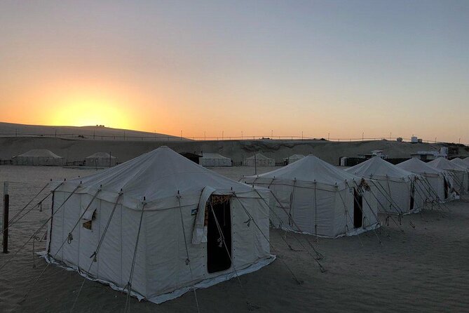 Doha : Full Day Desert Safari | BBQ Dinner | Inland sea - Bedouin camp and BBQ dinner after the drive