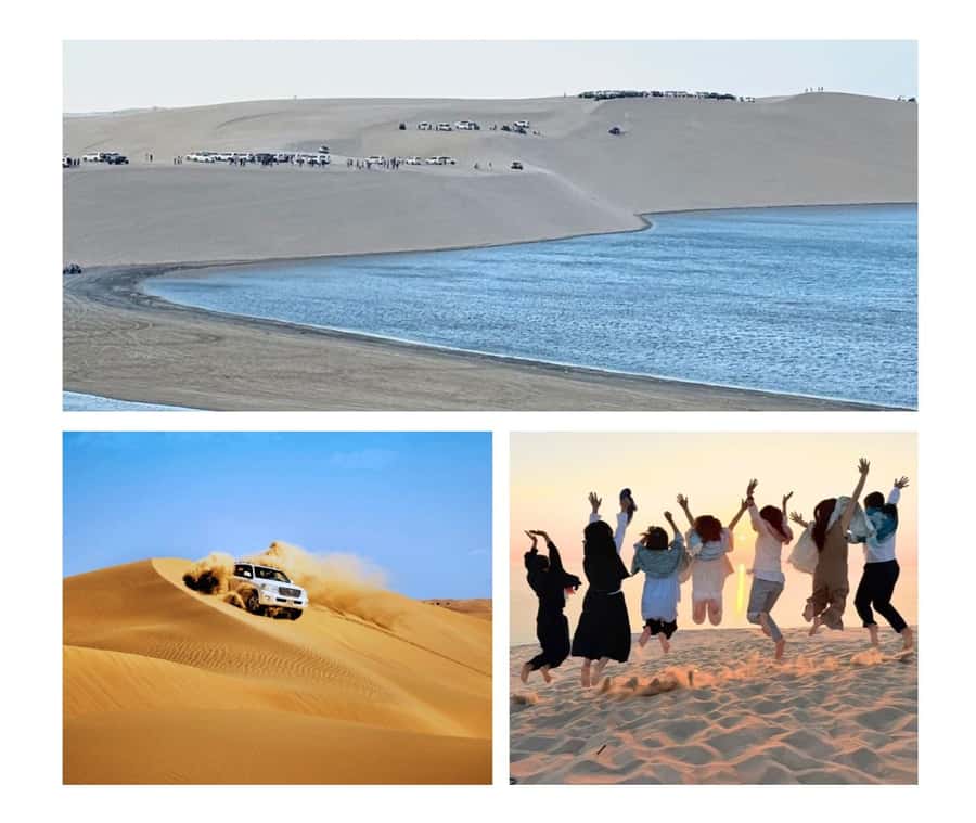 Doha: Guided Desert Safari Tour with Pickup & Drop Service - The 45-minute drive toward Sealine and Mesaieed