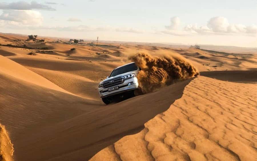 Doha: Half Day Desert Safari, Dune Bashing, Camel Ride - The 30-minute dune-bashing session