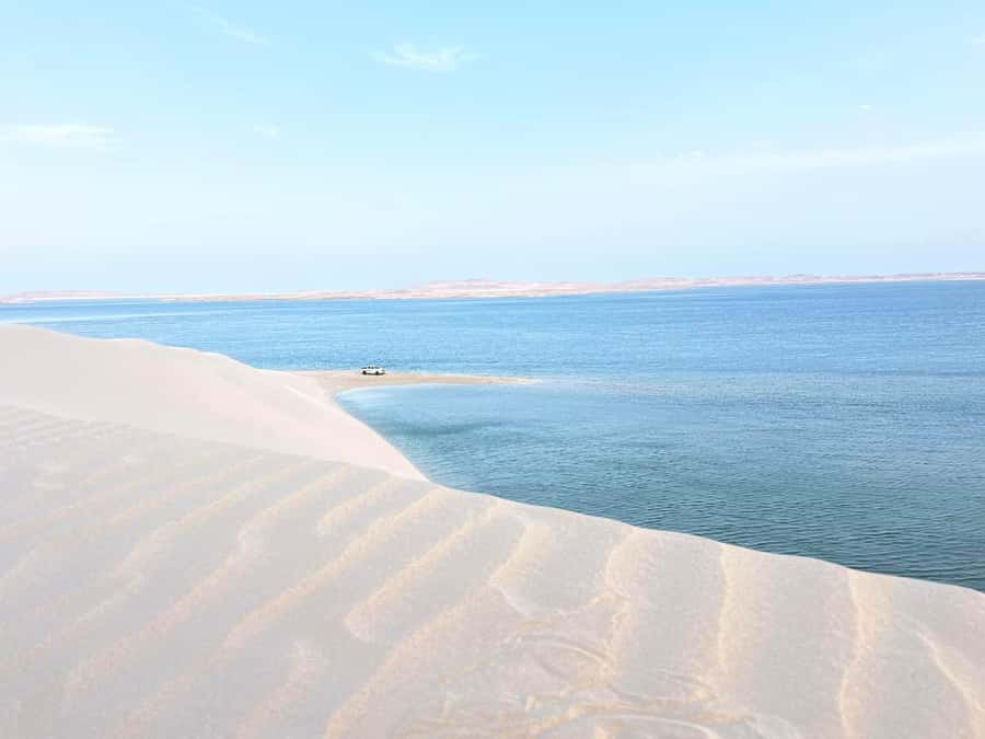 Doha : Inland Sea Desert Safari ,Camel Ride & Sandboarding - The calm before the 4x4 rush