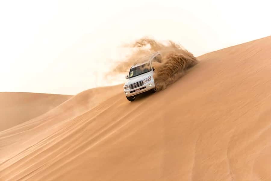Doha: inland sea Tour With Dune Bashing &Sandboarding fun - What Is Included for $28?