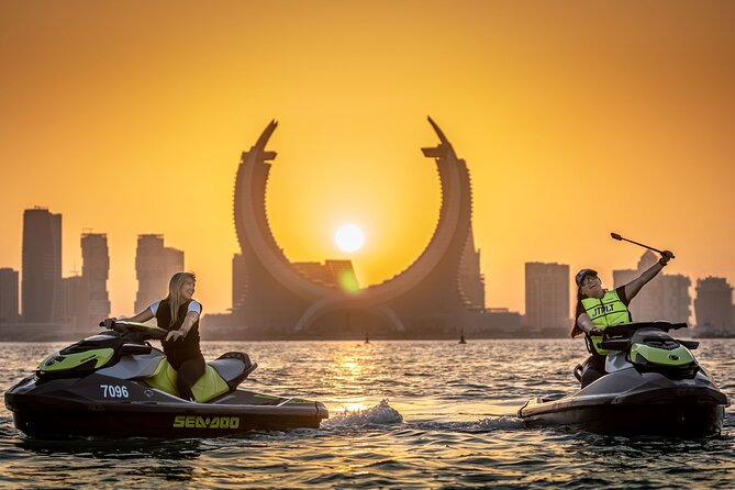 Doha: Jet Ski to Skyline with View of Katara and Pearl Qatar - Key points at a glance