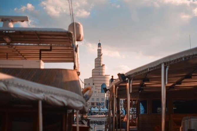 Doha Night City Tour | Souq Waqif | National Museum | The Pearl | Katara Village - Seeing The Pearl Island after dark
