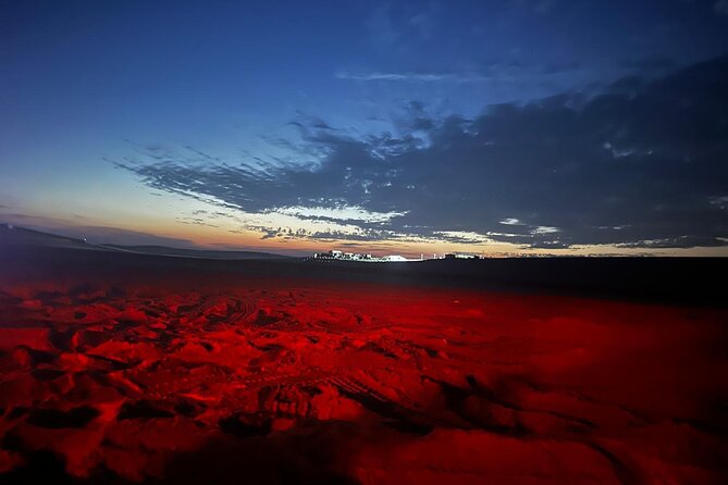 Doha Night Desert Safari Stargazing Camel Ride and Dune Bashing - Sealine Beach: camel riding and Qatari tea
